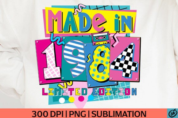 Download Retro Made in 1984 PNG Sublimation DTF - Retro Collection