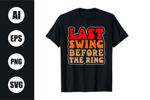 Download Bachelor Party Retro Wavy T Shirt Design - Retro Collection