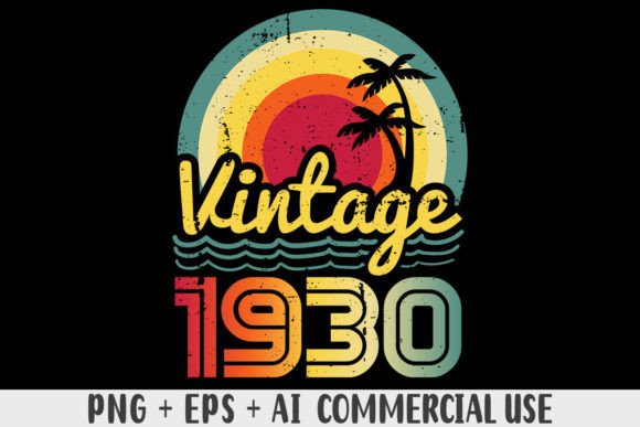Download Vintage 1930 PNG Sublimation Design - Png sublimation design Collection