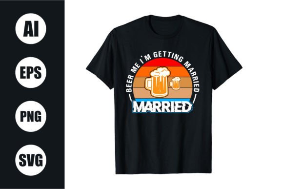 Download Bachelor Party Retro Wavy T Shirt Design - Retro Collection