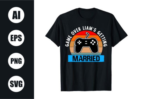 Download Bachelor Party Retro Wavy T Shirt Design - Retro Collection