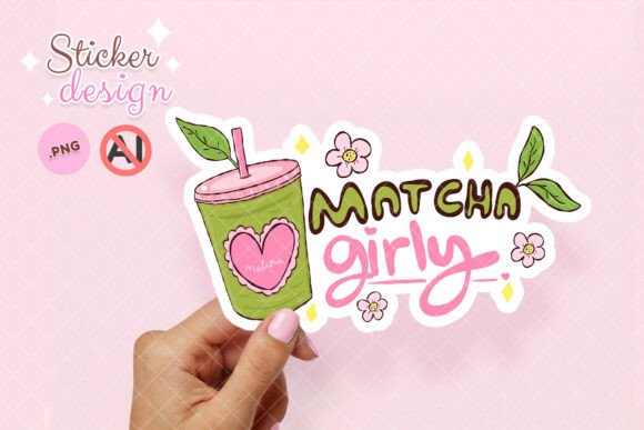 Download Matcha Girly PNG Sublimation Design - Png sublimation design Collection