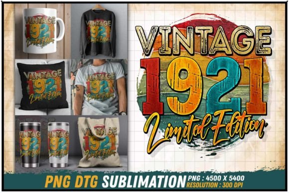 Download Vintage 1921 Limited Edition Retro Round - Retro Collection