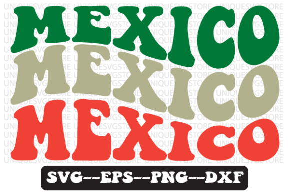 Download Mexico Groovy Retro Svg Design - Retro Collection