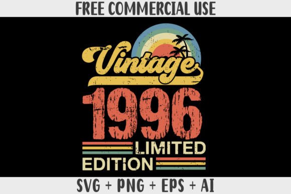 Download Retro Vintage 1996 Limited Edition - Retro Collection