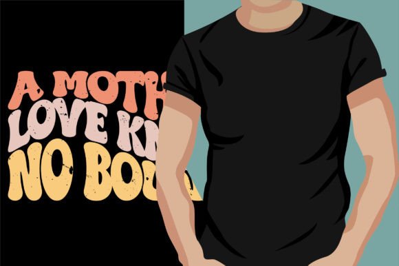 Download Mothers Day Retro Wavy T Shirt Design - Retro Collection