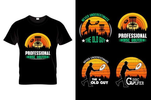 Download Disc Golf Retro Vintage T-shirt Bundle - Retro Collection