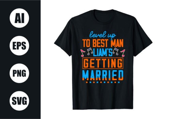 Download Bachelor Party Retro Wavy T Shirt Design - Retro Collection