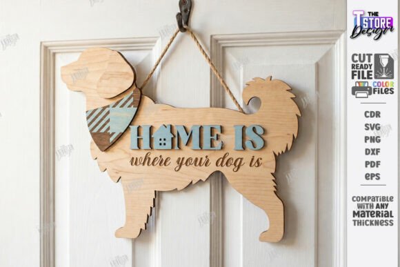 Download Pet Home Sign Laser Cut | Wall Decor SVG - Wall decor Collection