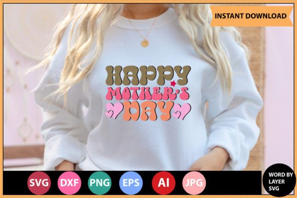 Download Happy Mothers Day Retro SVG Design - Retro Collection