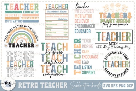 Download Retro Teacher Quotes SVG Bundle - Retro Collection