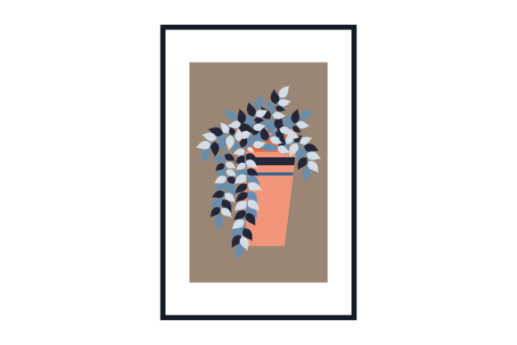 Download Floral Plant Wall Decoration Svg - Wall decor Collection