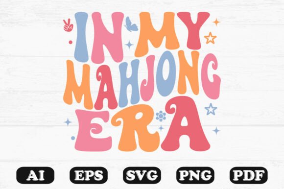 Download In My Mahjong Era Retro T Shirt Design - Retro Collection
