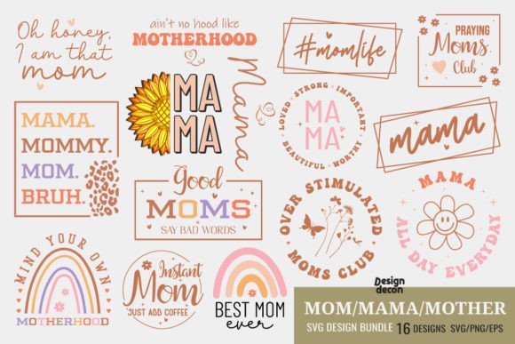 Download Mother's Day Retro SVG Bundle - Retro Collection
