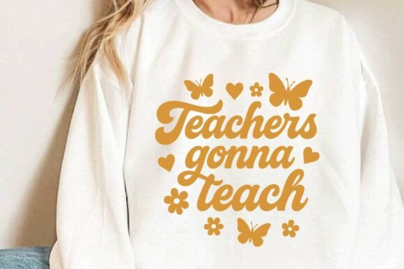 Download Teachers Gonna Teach SVG, Retro Teacher - Retro Collection