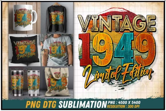 Download Vintage 1949 Limited Edition Retro Round - Retro Collection