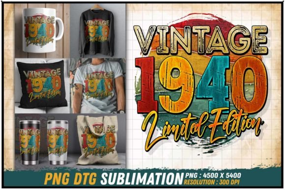 Download Vintage 1940 Limited Edition Retro Round - Retro Collection