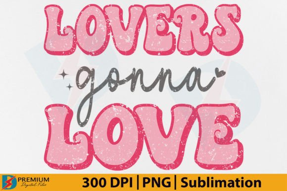 Download Retro Valentine PNG, Lovers Gonna Love - Retro Collection