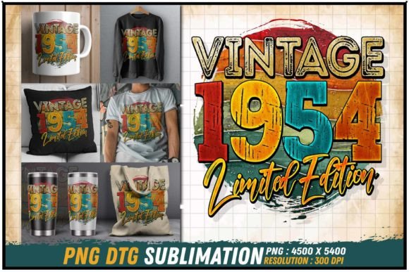 Download Vintage 1954 Limited Edition Retro Round - Retro Collection