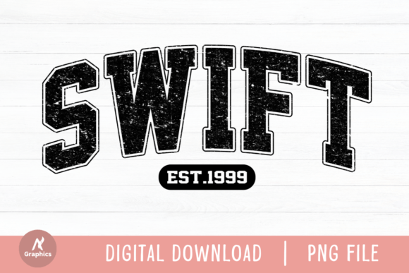 Download Swift Est.1999 Retro Varsity PNG - Retro Collection