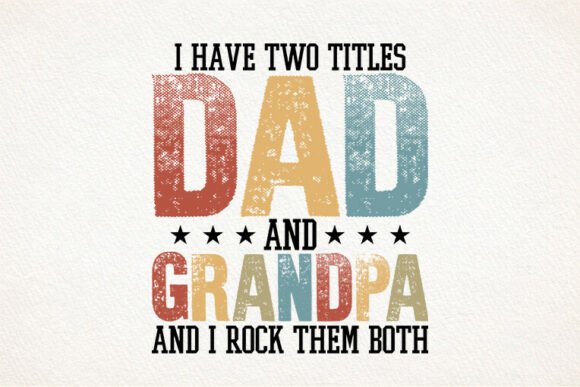 Download Dad and Grandpa SVG Retro Tshirt Design - Retro Collection