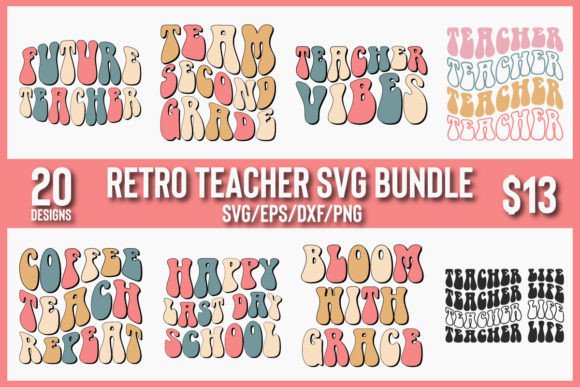 Download About Retro Teacher Svg Bundle Vol 1 - Retro Collection