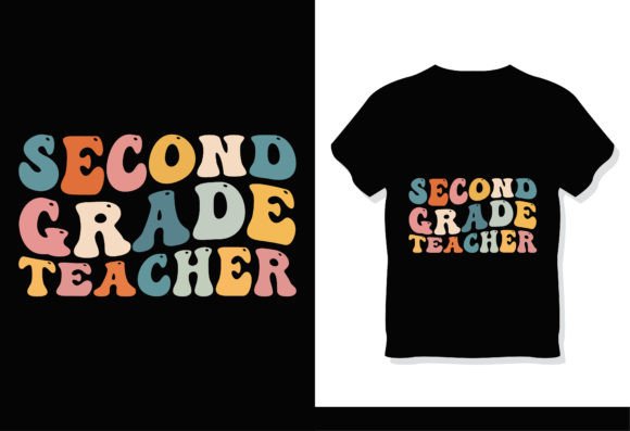 Download Second Grade Teacher Retro Groovy Shirt - Retro Collection