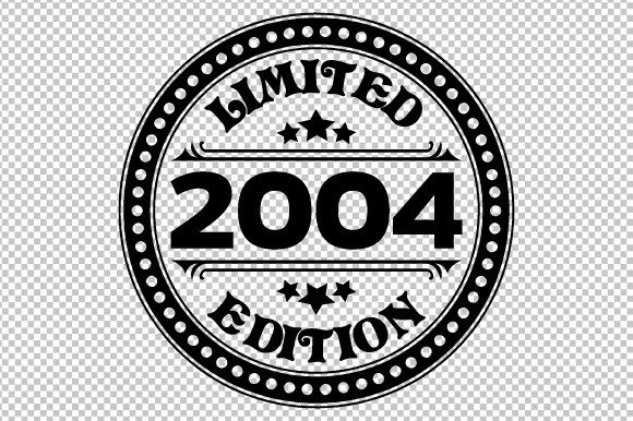 Download Limited Edition 2004 SVG EPS PNG - 2004 Collection