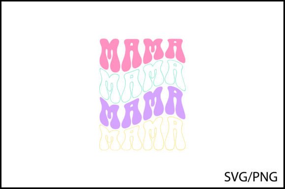 Download Mama Retro T-shirt Design - Retro Collection
