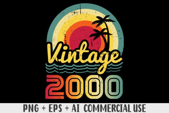 Download Vintage 2000 PNG Sublimation Design - Png sublimation design Collection