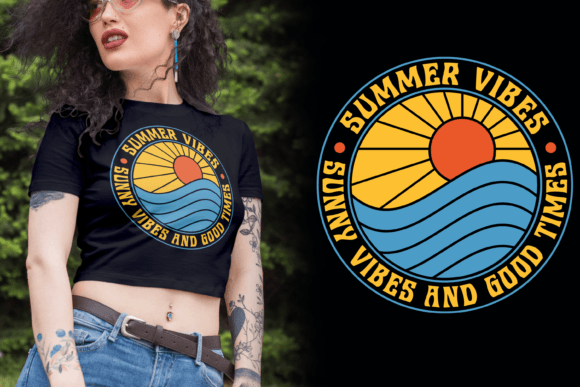 Download Retro Vintage Summer T-shirt Design - Retro Collection