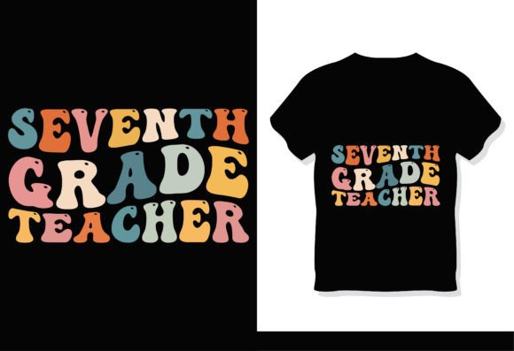 Download Seventh Grade Teacher Retro Groovy Shirt - Retro Collection