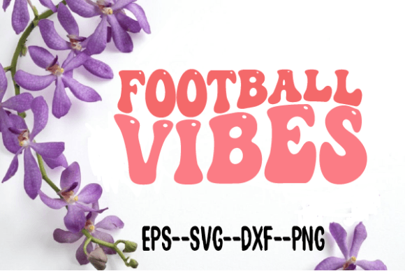 Download Football Vibes  Retro Wavy Svg - Retro Collection