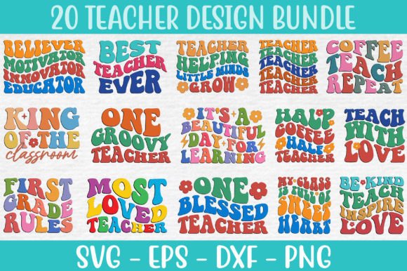 Download Retro Teacher Svg Bundle - Retro Collection