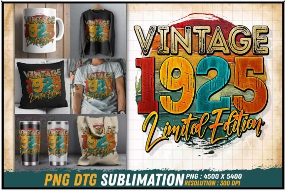 Download Vintage 1925 Limited Edition Retro Round - Retro Collection