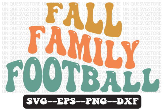 Download Fall Family Football Retro Svg Design - Retro Collection